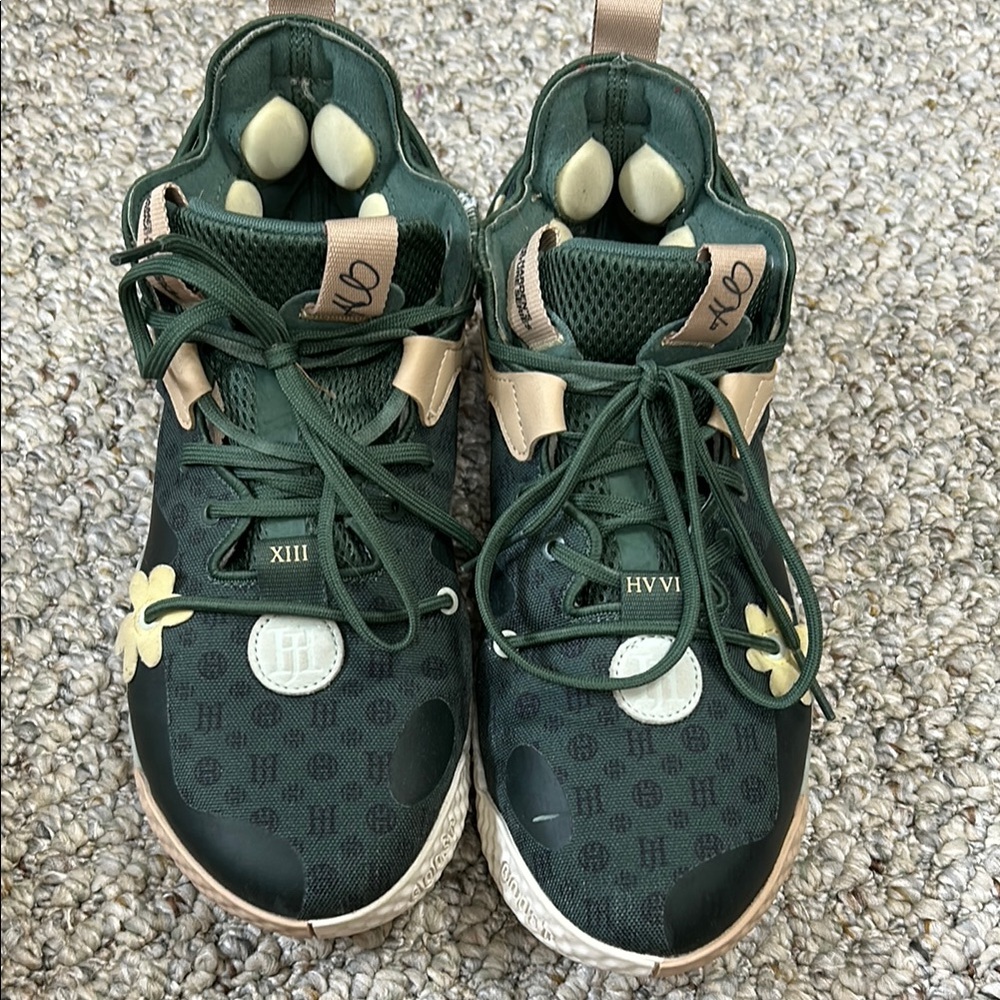 Women’s Adidas Green Basketball Shoes James Harden Signature Series